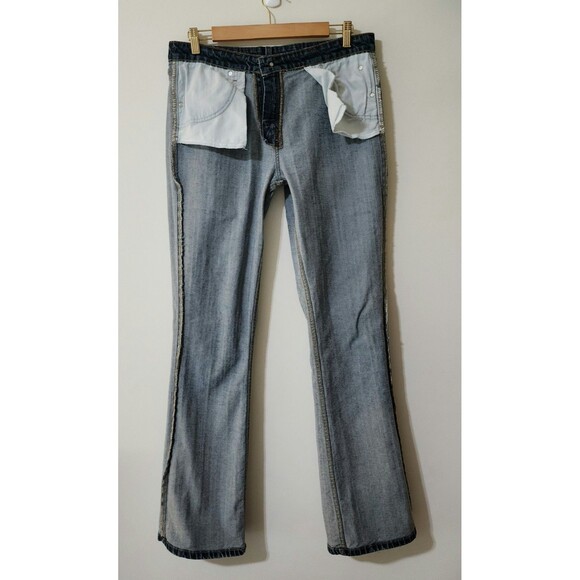 Levi Strauss Signature Womens Low Rise Bootcut Jeans Blue WPL423 Size 12 Long - Picture 6 of 11